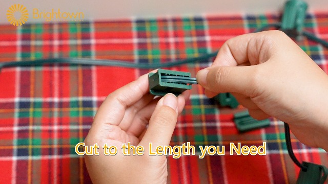 Brightown Commercial 250 FT C9/E17 Christmas Light Sockets Set