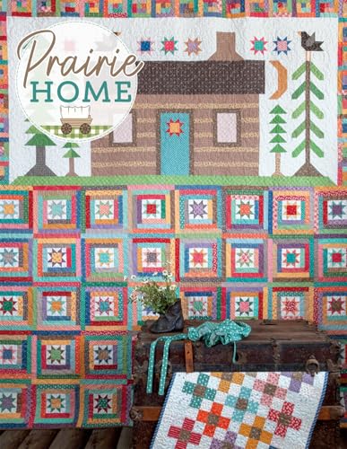 Prairie Home Quilt Book by Lori Holt of Bee in My Bonnet - Over 30 Quilts Runners Table Toppers & Pillows Seasonal Quilting Inspired by Pioneer Resilience & Westward Journey