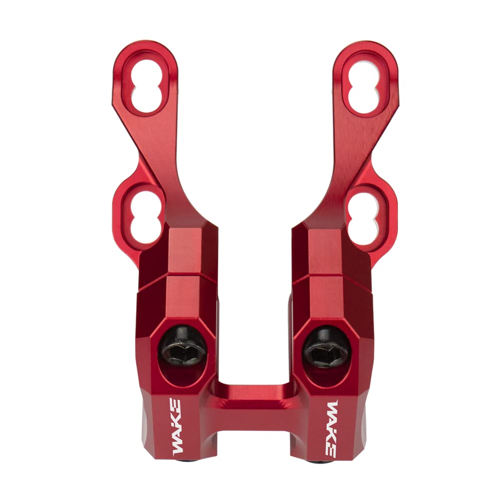 CYSKY 31,8mm Potence à montage direct Collier de serrage, construction monobloc Conception légère pour fourches à double couronne