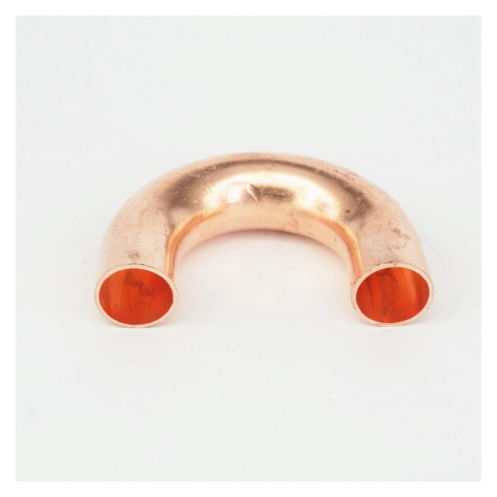 PAJPXPCD 2PC OD 15.8x0.6x38mm U Type 180 Degree Bend Copper Weld Pipe Connector Fitting