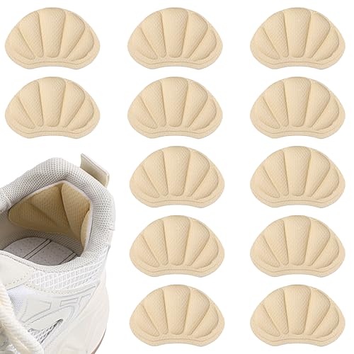 Giantree 6 pares de almohadillas protectoras para el talón, cómodas almohadillas para el talón de esponja autoadhesivas, almohadillas antideslizantes para un confort óptimo para hombres y mujeres