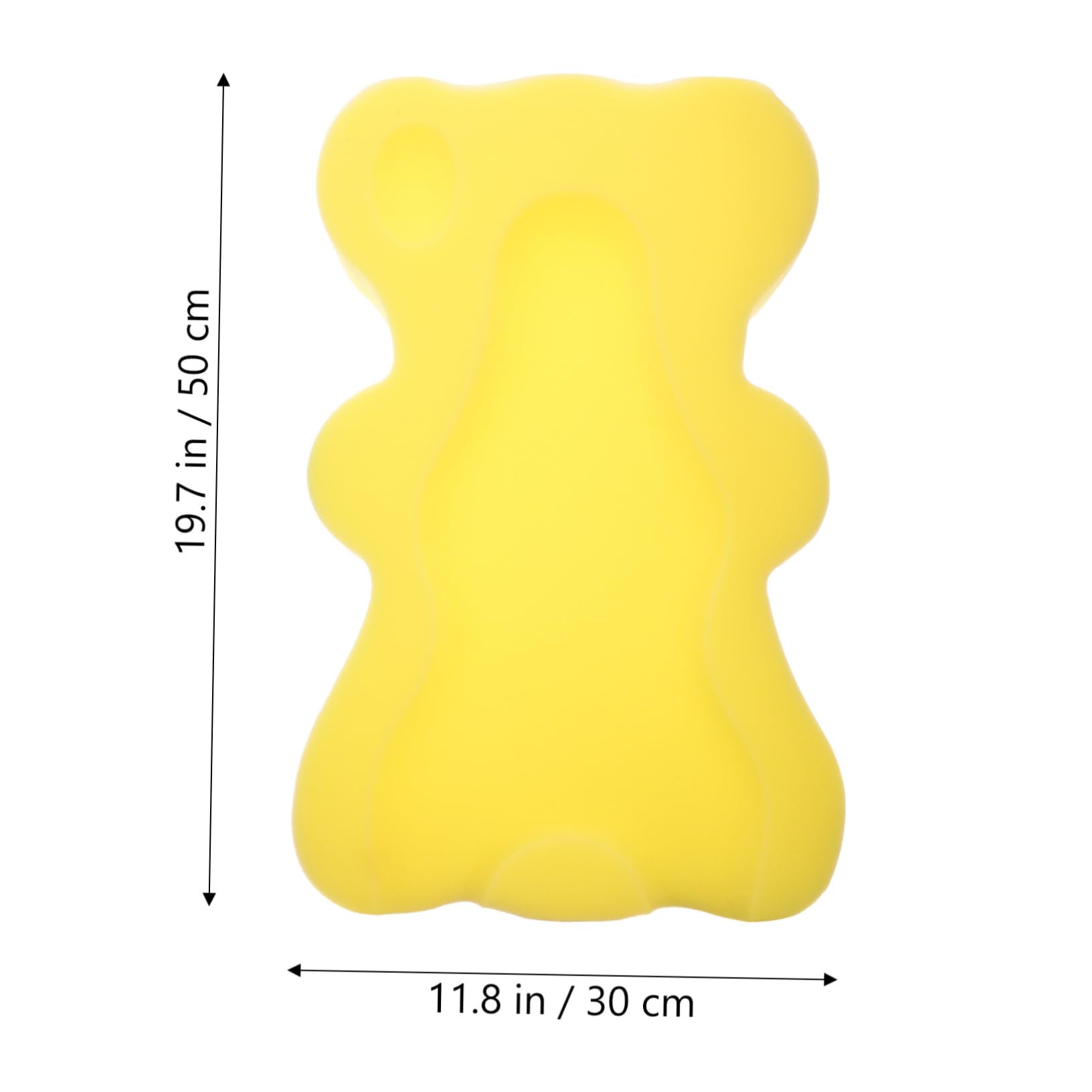 FONDOTIN Infant Bath Mat Baby Bath Sponge 3-Point Mechanical Structure Odorless Comfortable for Newborns Random Color