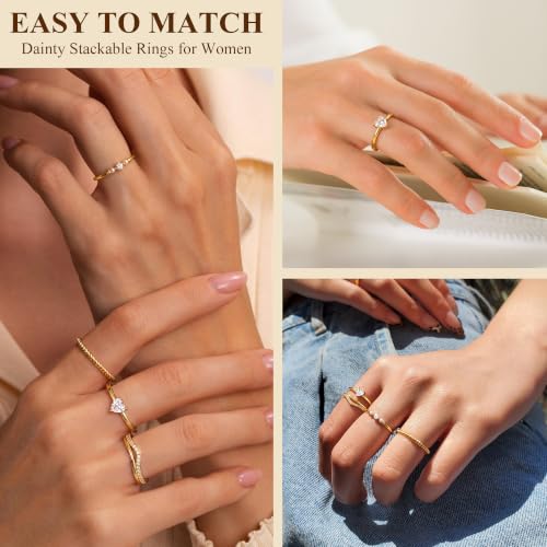 Ritach Gold Rings--4~5 Pcs - image 4