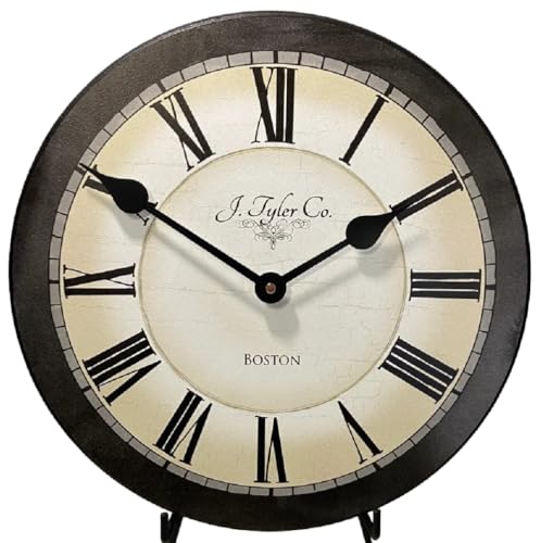 Carolina Gray Wall Clock | Ultra Quiet Quartz Mechanism | Hand Made in USA Beautiful Crisp Lasting Color | Comes in 8 Sizes | 15-Inch