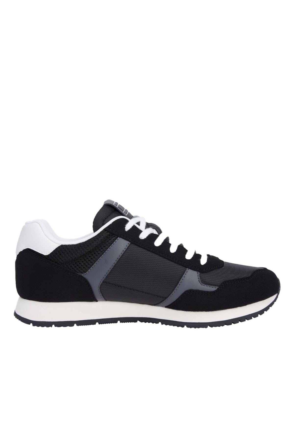 Tommy Jeans Men’s Casual Low Top Runner Trainers, Black (Black), 6.5