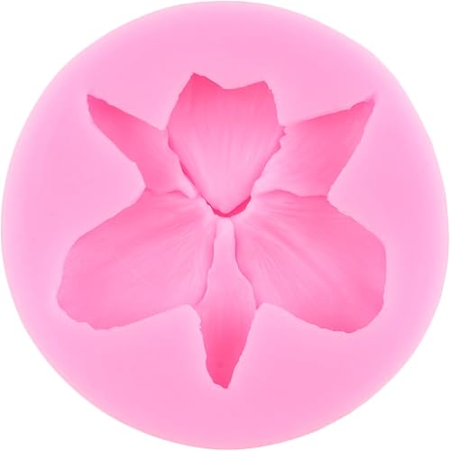 Miniatura 6 de ZiXiang Molde de silicona de flores de orquídea, molde de fondant de plumeria, moldes de hibisco, moldes de chocolate para decoración de pasteles,