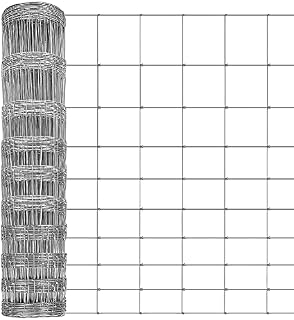 Amagabeli Garden Home 50m L10/120/15Wire Stock Fencing Hot Dipped Galvanized Netting 1.9mm Wire Diameter Garden Farm Paddock Boundary Fence Livestock Fence for Pig Sheep Deer Cow Horse HC07