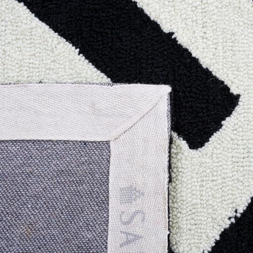 Image of Hand Tufted Wool Carpets Anti Shedding Rug Modern Carpets for Living Room Size 3x5 Feet