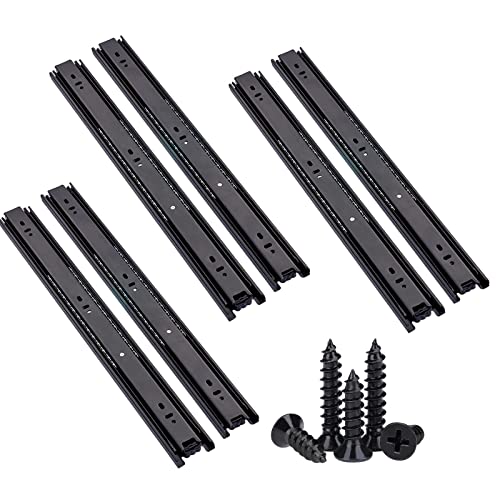 Glissières de tiroir à billes extension complète pour rails d'armoire