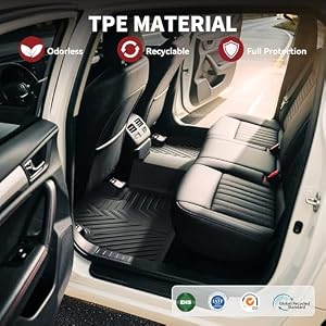 YITAMOTOR Floor & Trunk Mat Fit Honda Accord 2026-2023 Gasoline & Hybrid — photo 4 of 6