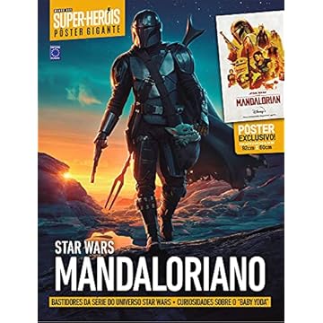 Capa do livro Superpôster Mundo dos Super-Heróis - StarWars Mandaloriano