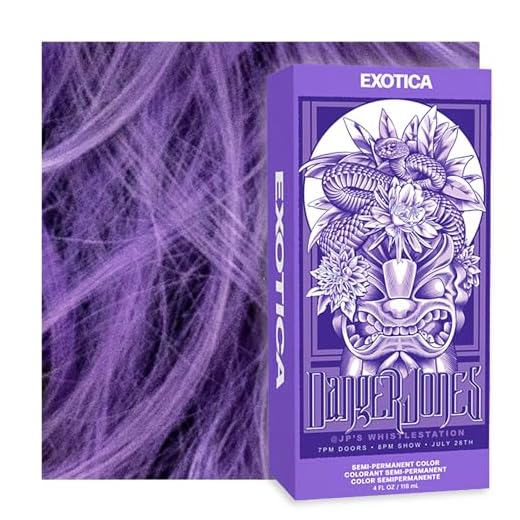 Danger Jones Semi-Permanent Hair Color (Exotica - Light Purple)