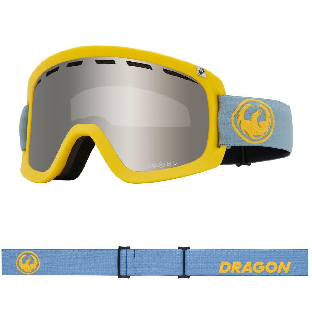 Dragon D1 OTG Unisex Snow Goggles - Elemental/LL Silver Ionized