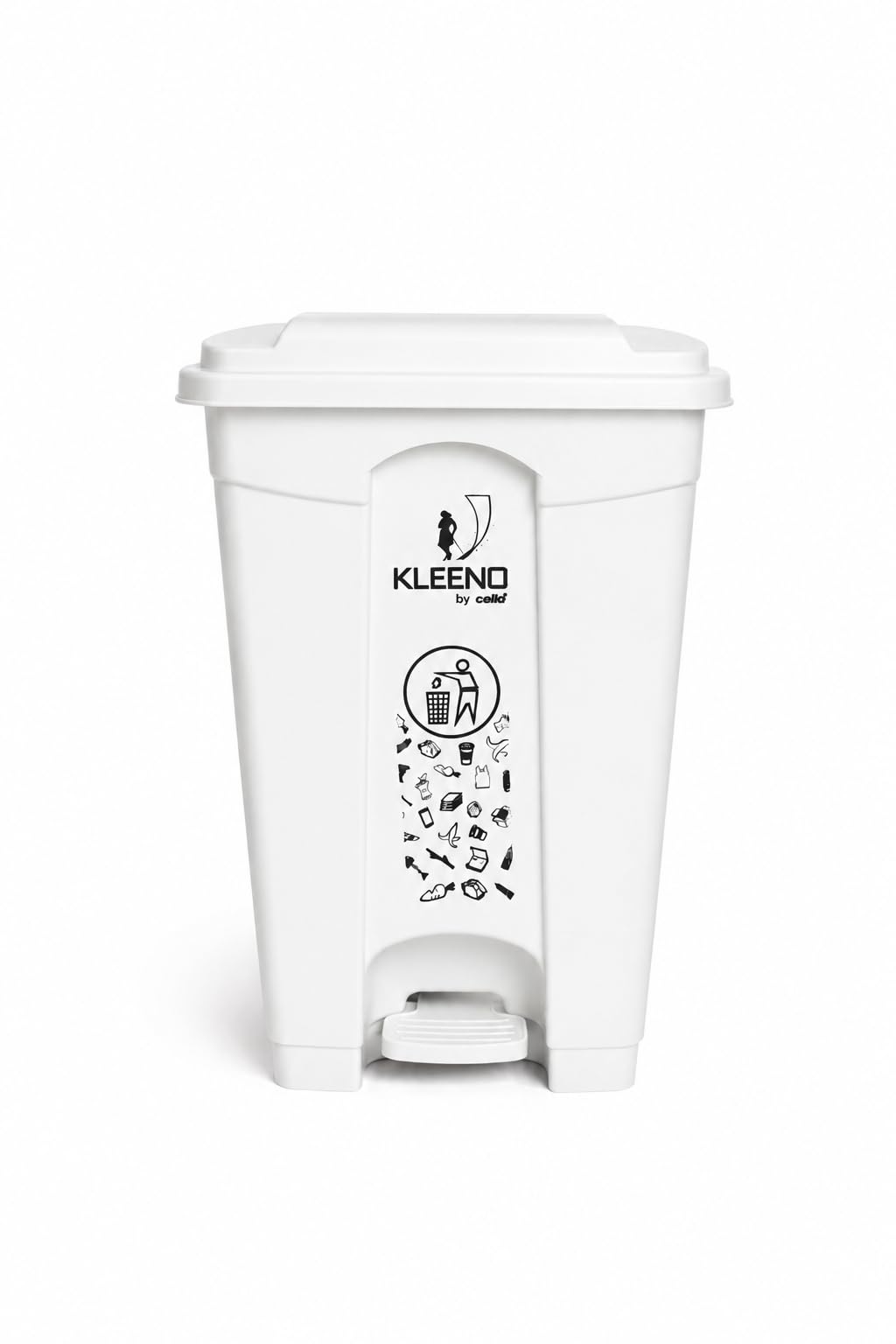 Cello 60L Pedal Dustbin - Foot Pedal Waste Bin -1