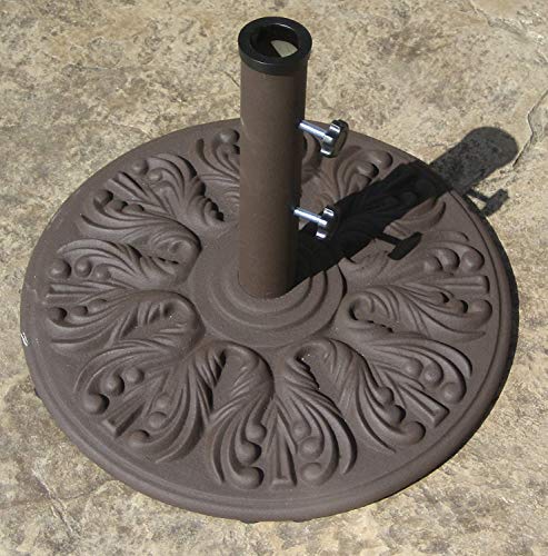 Galtech 75 LB Euro Deco Market Umbrella Base (Antique Bronze Finish)