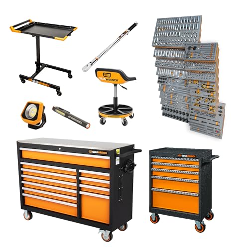 GEARWRENCH 1024 Piece Master Mechanics Tool Set in Premium Modular Foam Trays with GSX Mobile Tool Storage | MEGAMOD1024