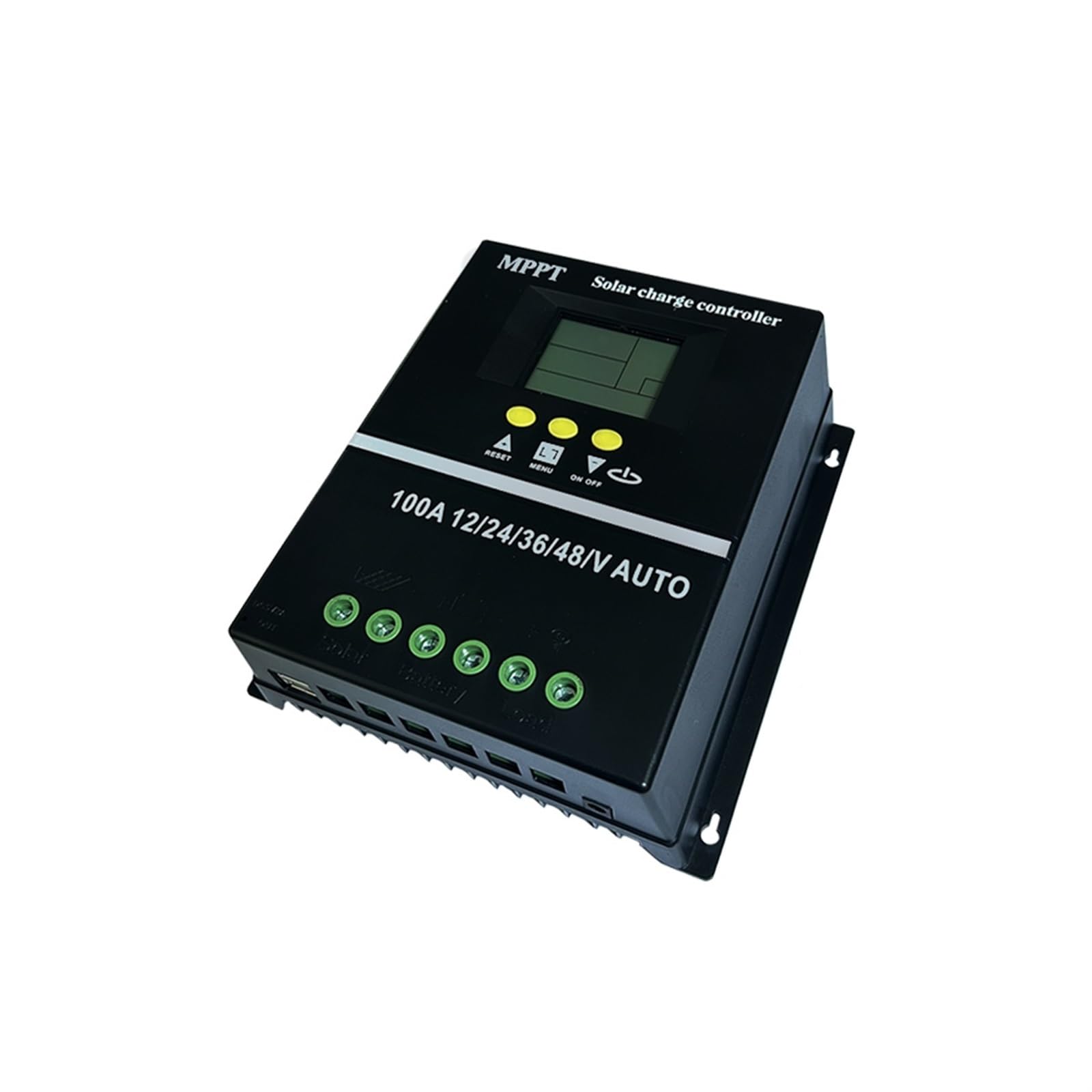 MPPT Solar Charge Controller 100A/80A 12V/24V/36V/48V Automatic Photovoltaic Solar Battery Charger for Lead-Acid/Lithium with LCD Display(60A)