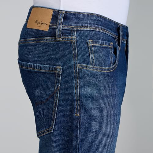 Image of Pepe Jeans Men's Jeans | Straight Fit | Mid Rise | Stretchable