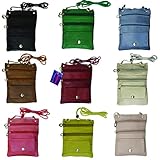 Marshal Wholesale Soft Leather Purse Organizer Shoulder Bag Travel Wallet Colors Assorted (12pcs)