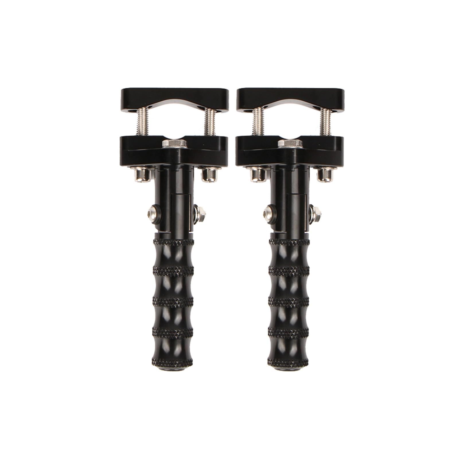 Motorcycle Foot Plates For BMW For R1250GS For ADV For Adventure For R1200GS Motorcycle Bar Lazystep Highway Folding Footrest Storage Foot Pedal Motorbike Footpeg (Color : Black)