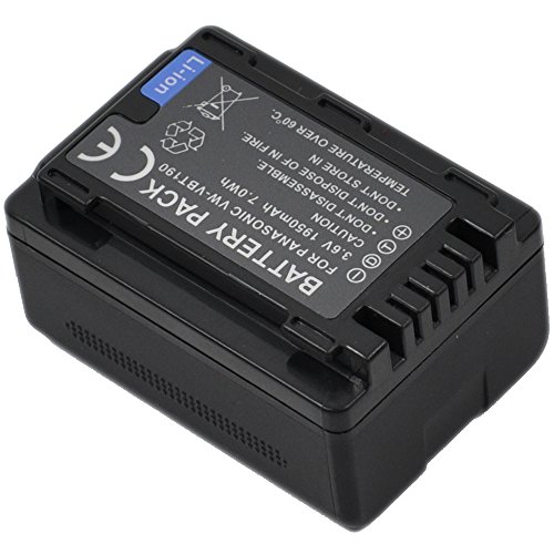 Batería VW-VBT190 para videocámara Panasonic HC-V550 y modelos K2A 2