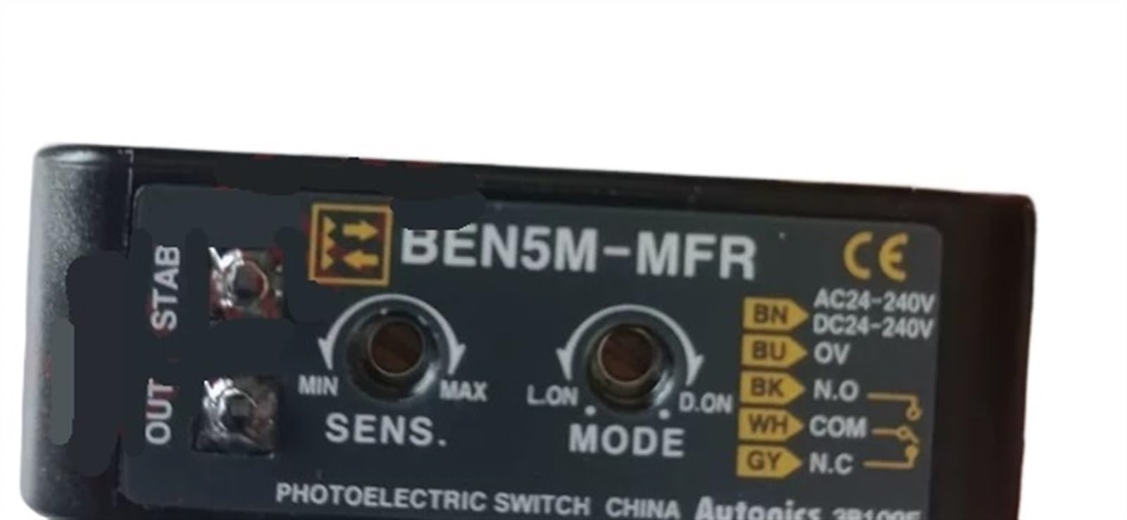 QAZXSEMUI 1pc BEN5M-MFR photoelectric sensor infrared switch Sensing 5 Meters