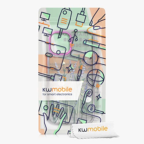 Kwmobile Cover Trasparente con Disegni Compatibile...