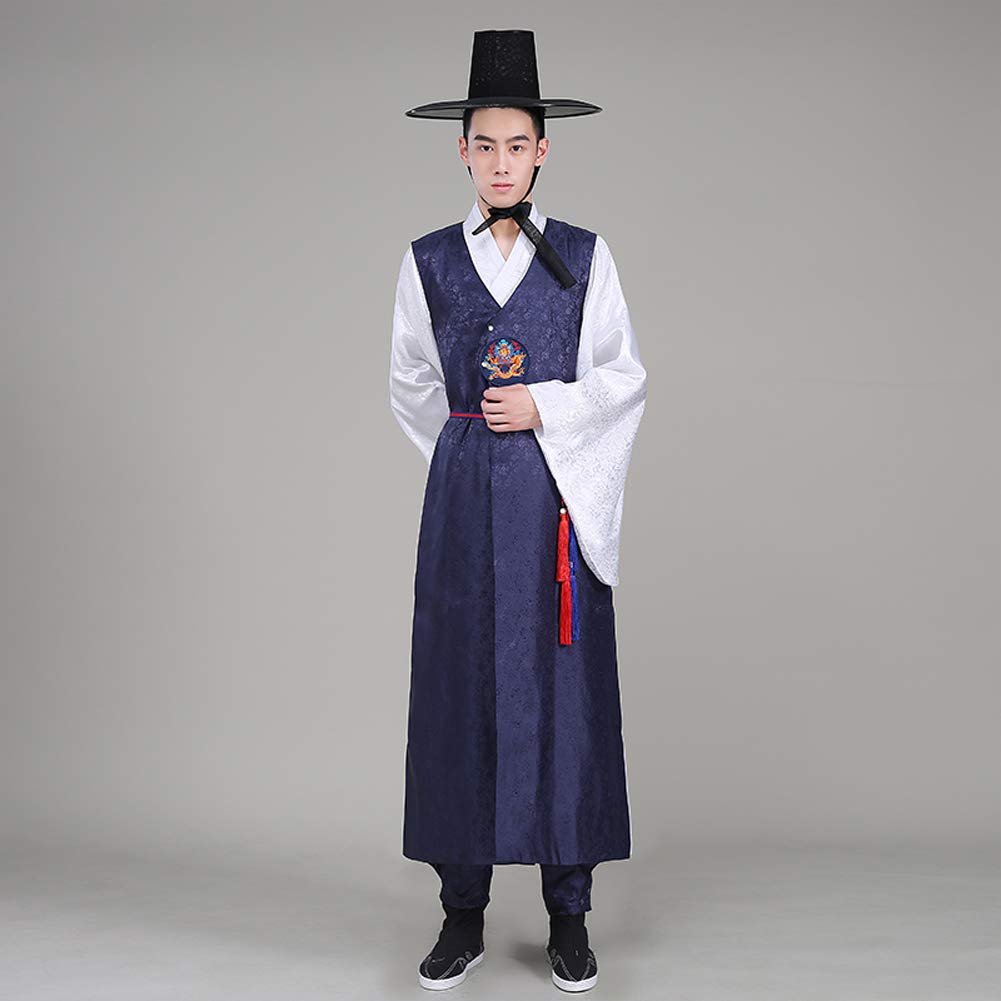 Amazon.co.jp: 韓国民族服 韓服 メンズ スーツセット パジチョゴリ 龍