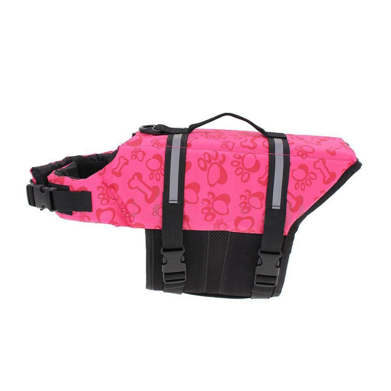 BESPORTBLE Adjustable Buoyant Dog s Pink Grab Handles for Easy Pet Swimming and Beach Fun