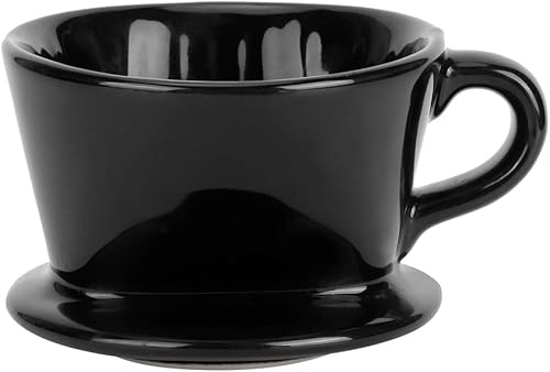 Taza de filtro de café, taza de filtro de café de goteo de mano de cerámica, cono de filtro de preparación de café, cafetera de cerámica, accesorio