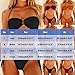 Womens Sexy Bikini Sets 2026 Fashion Cutout O-Rings Bathing Suit Solid Color High Cut Textured Two Piece Swimsuit