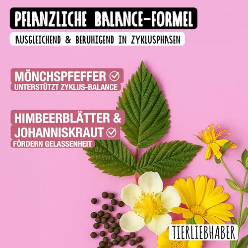 Tierliebhaber – Läufigkeitssaft für Hündinnen 500ml mit Mönchspfeffer – Kräuter-Saft zur Unterstützung bei Scheinschwangerschaft & hormonellen Unstimmigkeiten – Mittel gegen Scheinträchtigkeit Hund