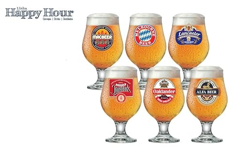 Conjunto Happy Hour Taça Beer Master 06 Pçs