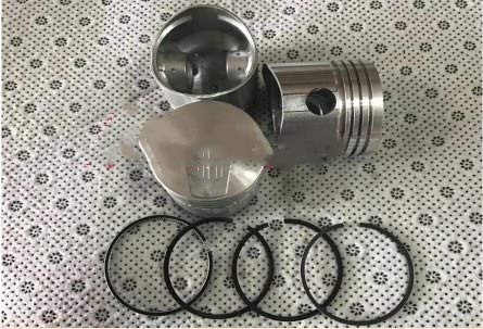 GOWE Kit de reparación de motor K3D, anillo de pistón de pistón K3D y kit de juntas de culata completa K3D + rodamiento de cigüeñal K3D con rodamiento de varilla