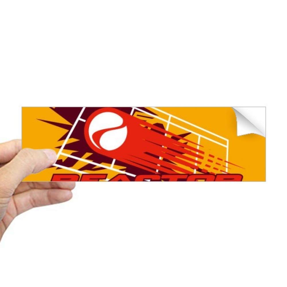 Sticker rectangulaire autocollant décoratif Graffiti Street Reactor pour vitre