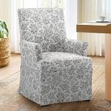 SNUGWAY Elegant Upholstered Dining Chair with Skirted Base, Accent Armchair for Living Room, Bedroom, Dining Room, 1-Pack