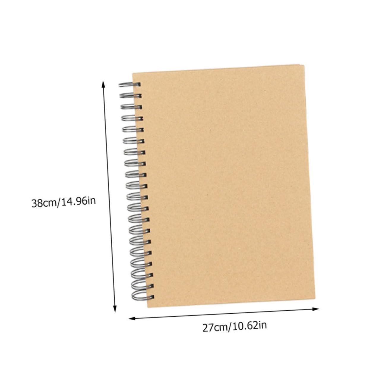 Anneome 1pezzi Quaderno per Schizzi Spirale Blocco da Disegno Carta Bianca Spessa Quaderno da Disegno Rilegatura Resistente per Scrittura Creativa