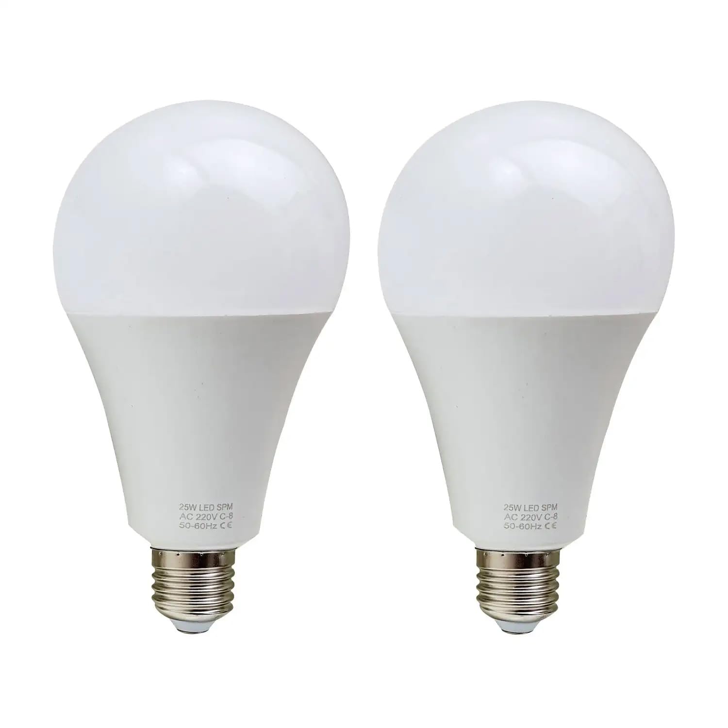 LEDSone E27 Screw Bulb 2 Pack 25W E27 LED Bulb Edison Screw ES LED Light Bulb 6000K Cool White Screw in Light Bulb Energy Saving Light Bulbs Screw Non-Dimmable (25 W - 2 Pack)