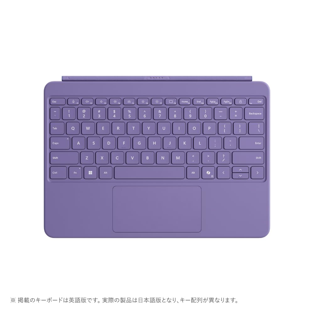 ＜匿名配送＞　Surface Pro 　純正　キーボード：レッド Amazon | Surface Pro 12 インチ キーボード バイオレット EP2