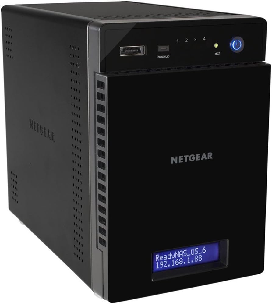 NETGEAR ReadyNAS 314 4-Bay Network Attached Storage for Small Business and Home Users with 4x2TB Desktop Class HDD(RN31442D-100NAS)