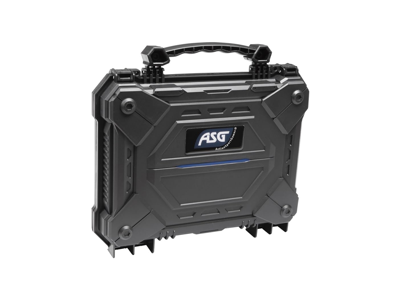 VORAGA Hartschalen-Waffenkoffer für Airsoft-Pistolen, wasserdicht, Schaumstoff, Schwarz