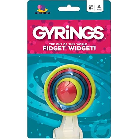 Brainwright Gyrings - The Out of This World Fidget Widget! Multi-colored, 5" Cover