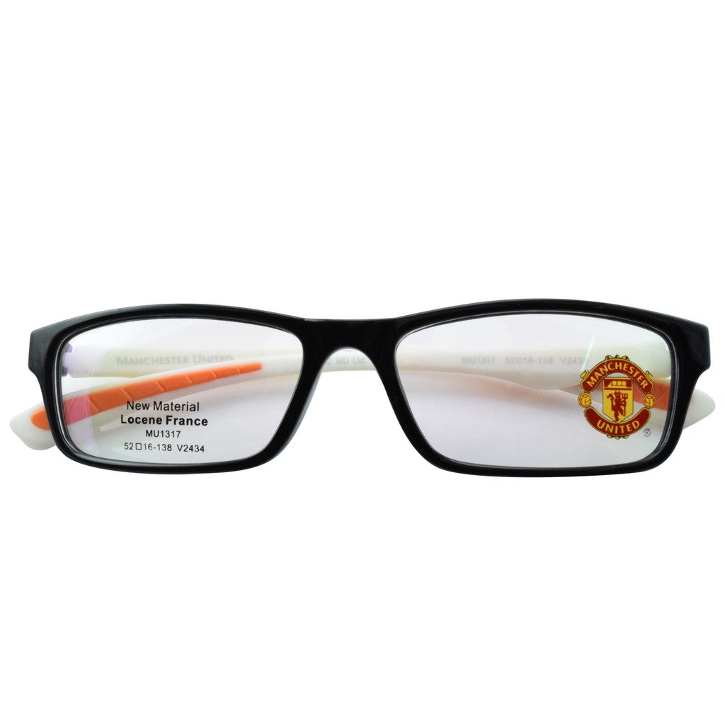 Manchester United Full Rim Rectangular Unisex Spectacle Frames-MU1317|50 mm(New) 3