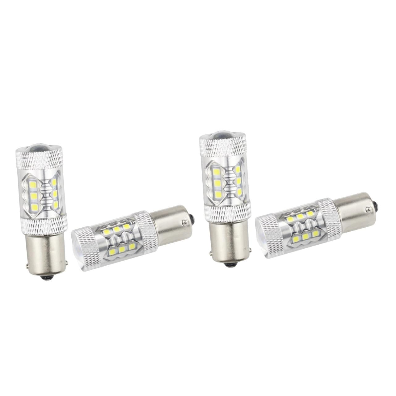 SUPVOX 8piezas Bombillas Led Bas Luz De Freno y Señal Luz Diurna Para Automóvil Fácil Instalación Alta Eficiencia Energética