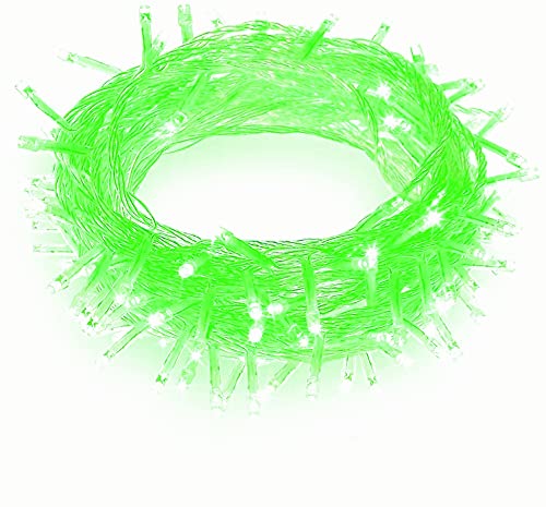 Christmas Fairy Lights, EONYUANGUO 10M 80 LED Christmas Tree String Lights with 2 Mode Battery Operated for Christmas Tree Party Wedding Garden Decorate (Green)