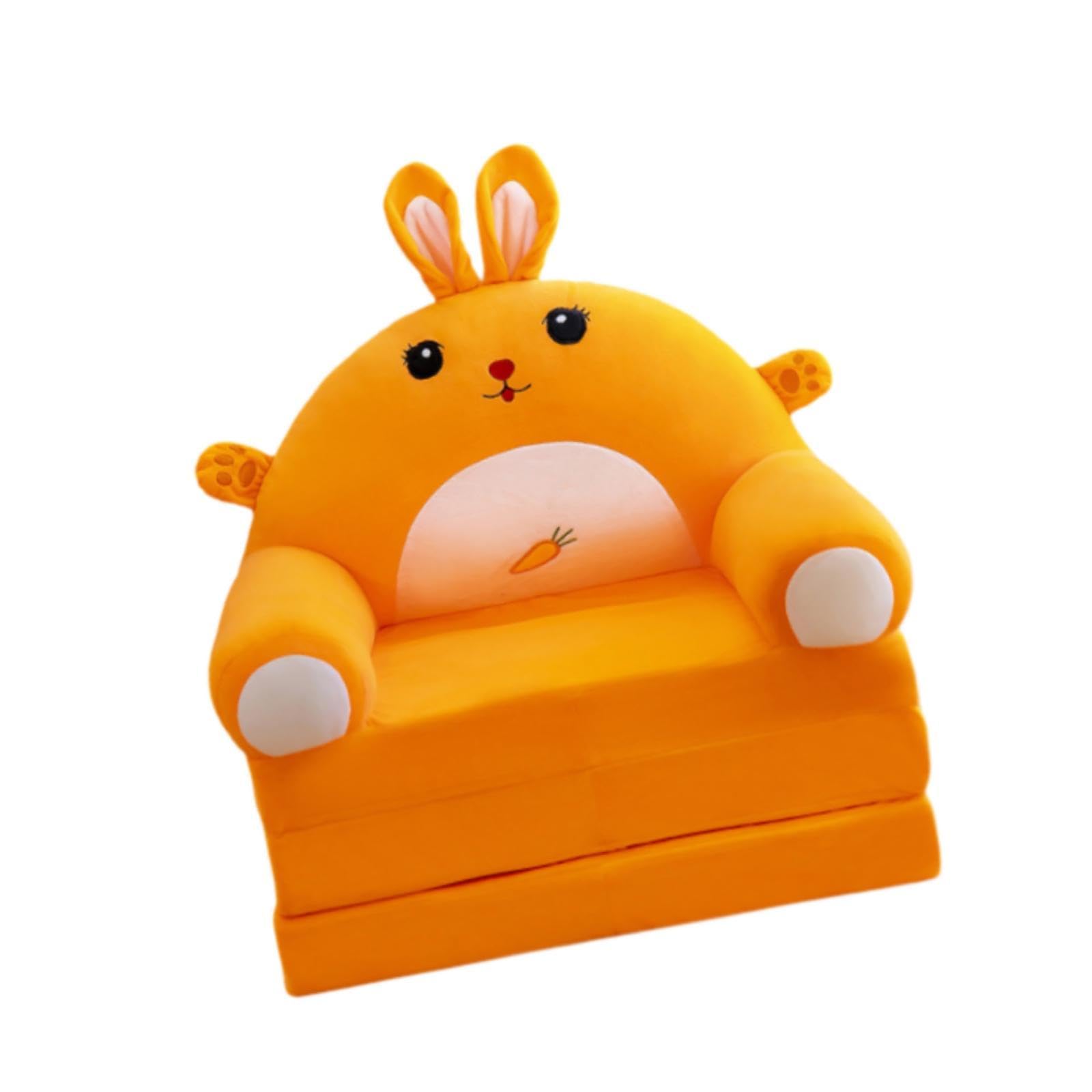 Bothyi Kids Foldable Sofa Children Sofa Bed,Portable,Cartoon,Nurseries Decoration Recliner Comfortable Small for Girls Boys, Bunny