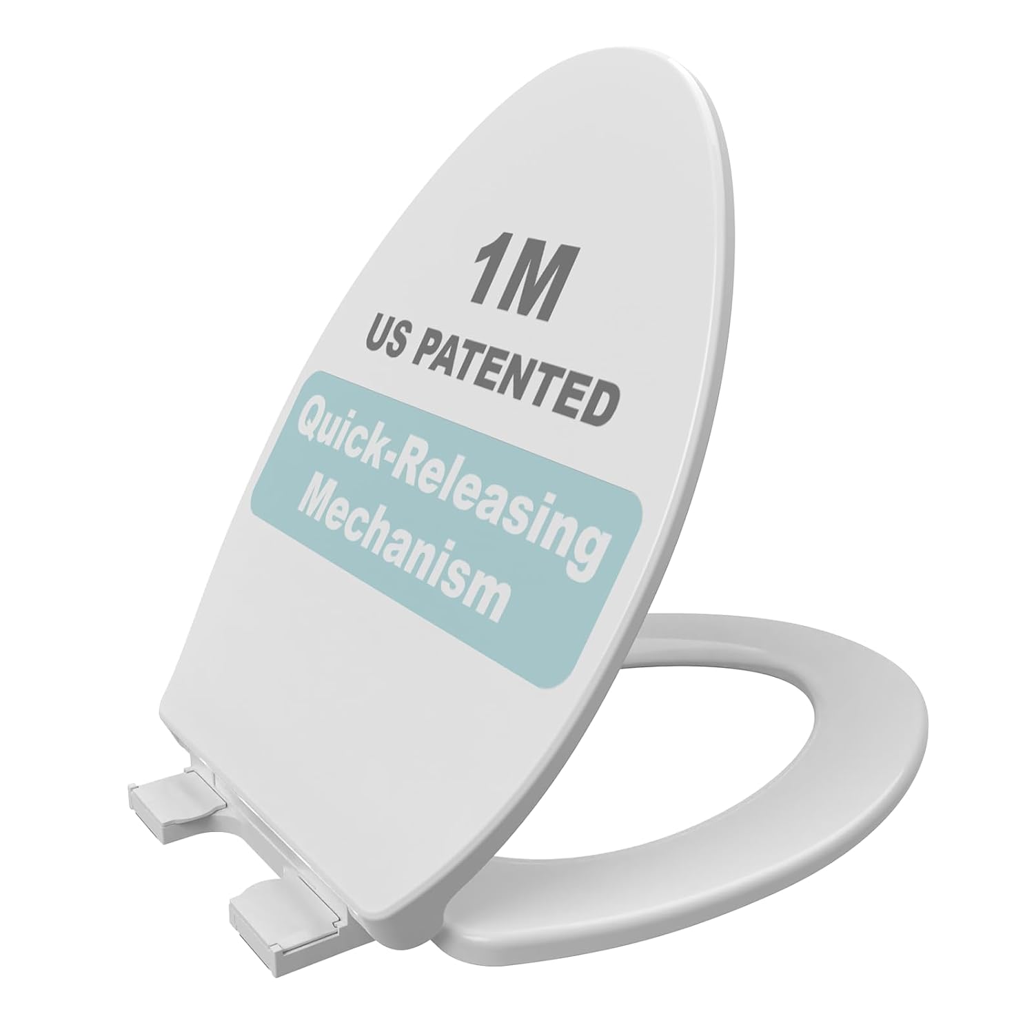 1M Soft Close Toilet Seat Elongated, Patented Quick Releasing for Easy Cleaning, Anti-Wiggling Design, Easy Installation (... - Review, Price and Buying Guide