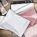 Mailers Shipping Mailing Envelopes Bags by MoTffice White Mail Bags 5 Mil Thick Polyethylene 14.6x19.3 inch Waterproof Tear-Resistant Mail Bag and Destructive Sealant Sealed Bag 50pcs