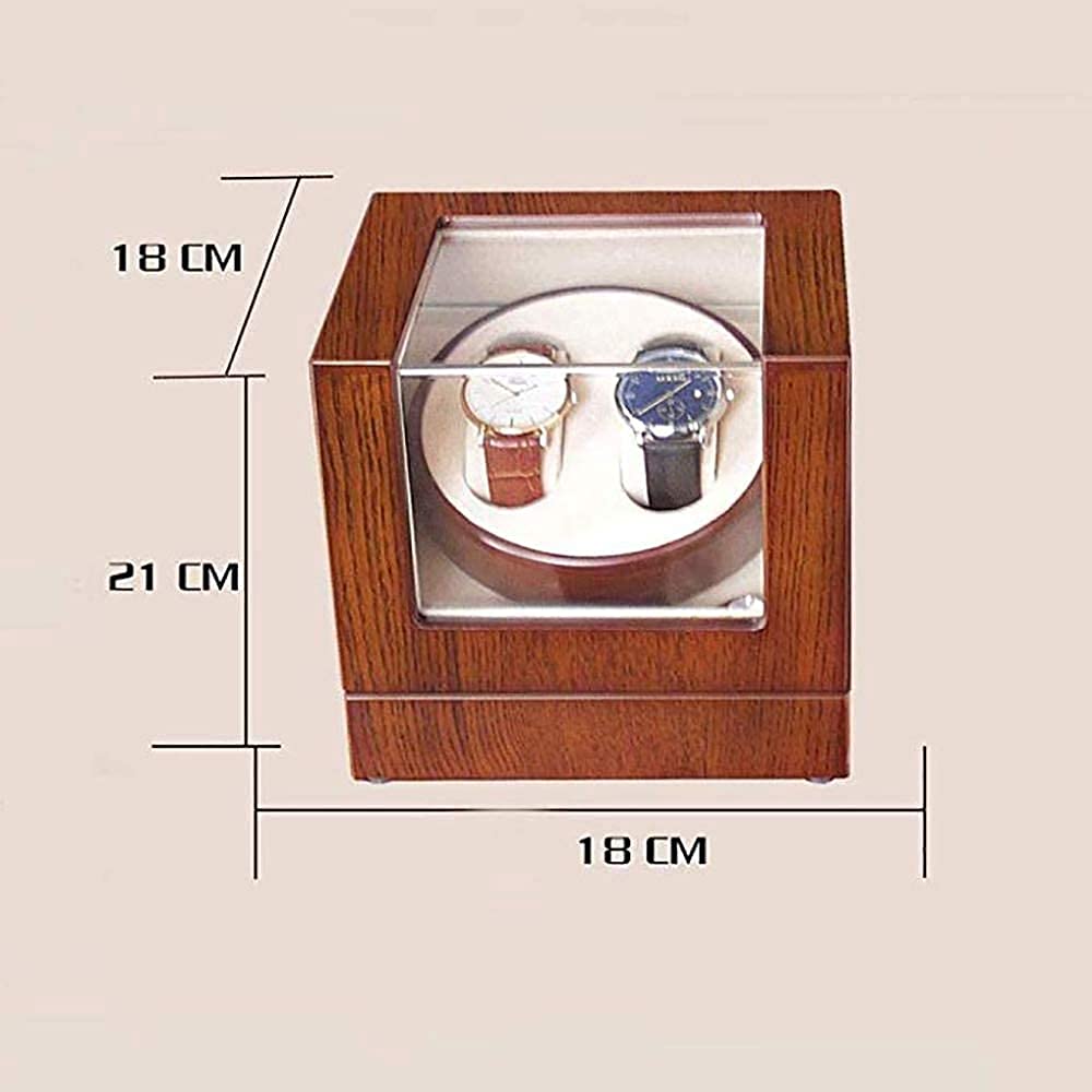 Uhrenzubehör Time Partner Uhrenbeweger für Automatikuhren Holzuhrenstreuer Geschenkbox für Männer und Frauen-B Present