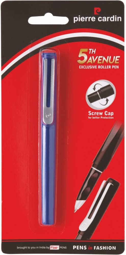 Pierre Cardin 5th Avenue Premium Metal Roller Ball Pen | Luxurious & Stunning Pocket Pen with Chrome Finish Clip | Ideal For Christmas, New Year & Corporate Gifting